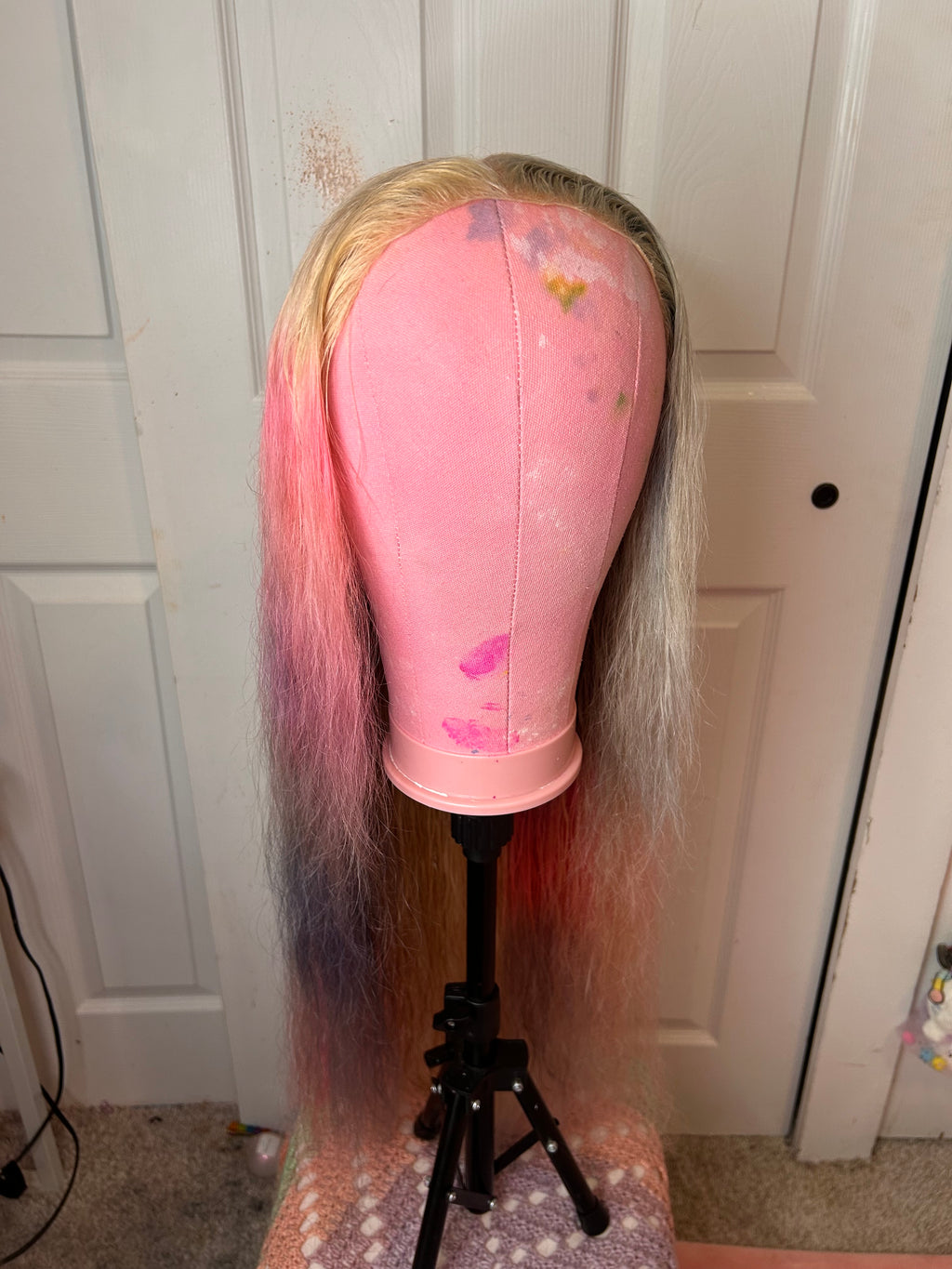 *refurbished* custom dye unicorn 32 in 100% human hair