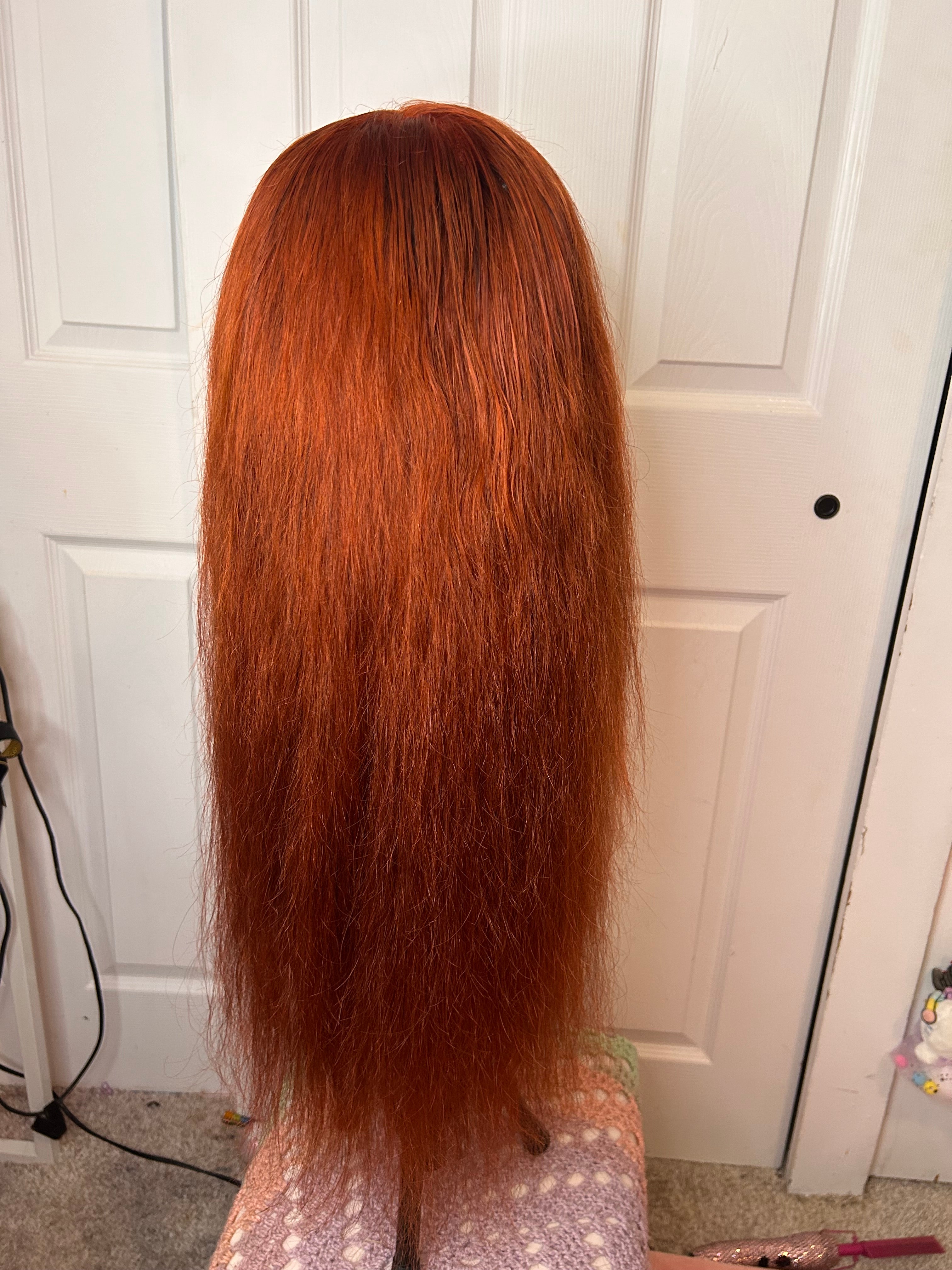 *refurbished* reddish ginger 28 in 100% human hair