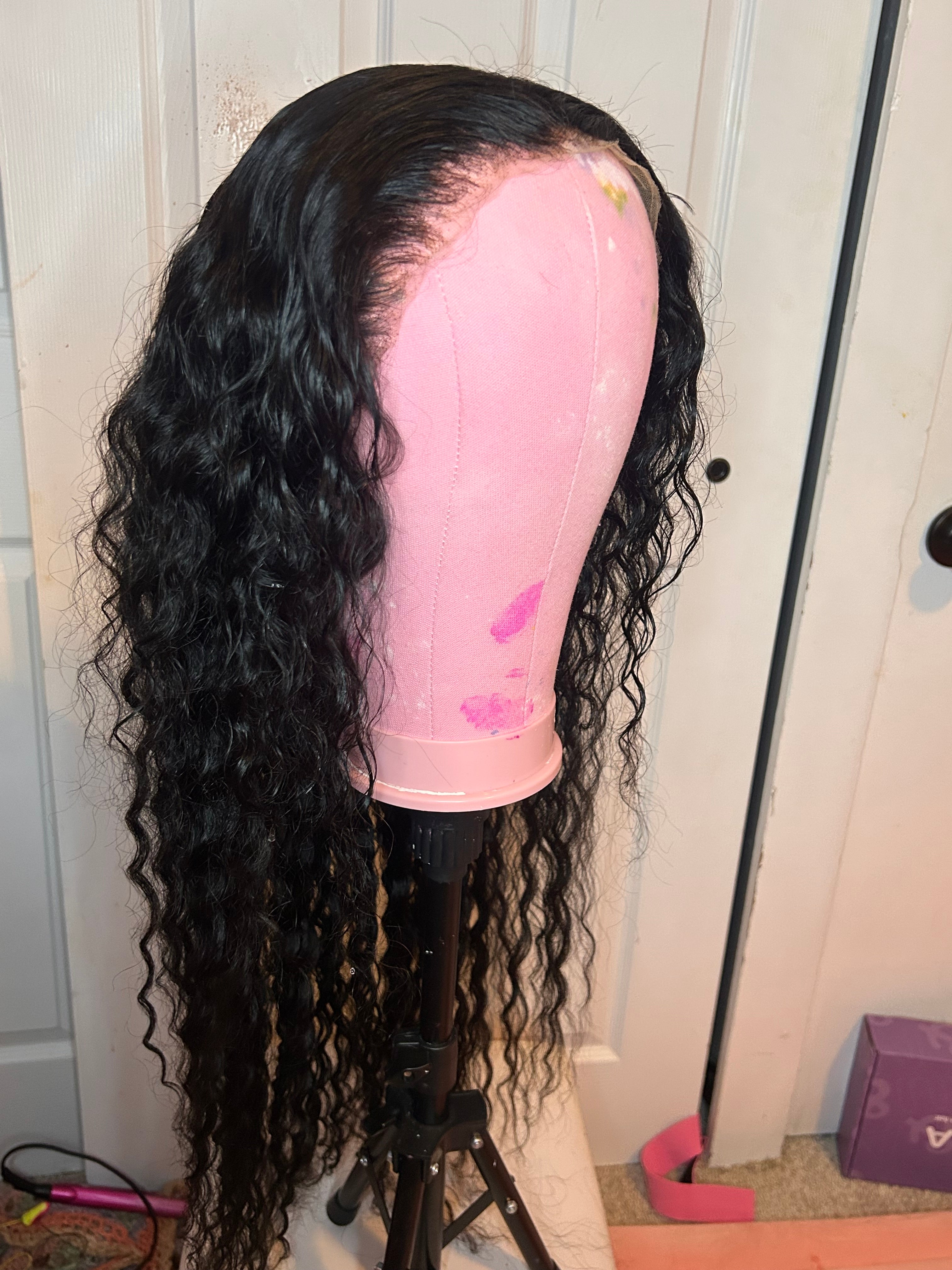 *refurbished* 32 in 13x6 deepwave natural 100% human hair