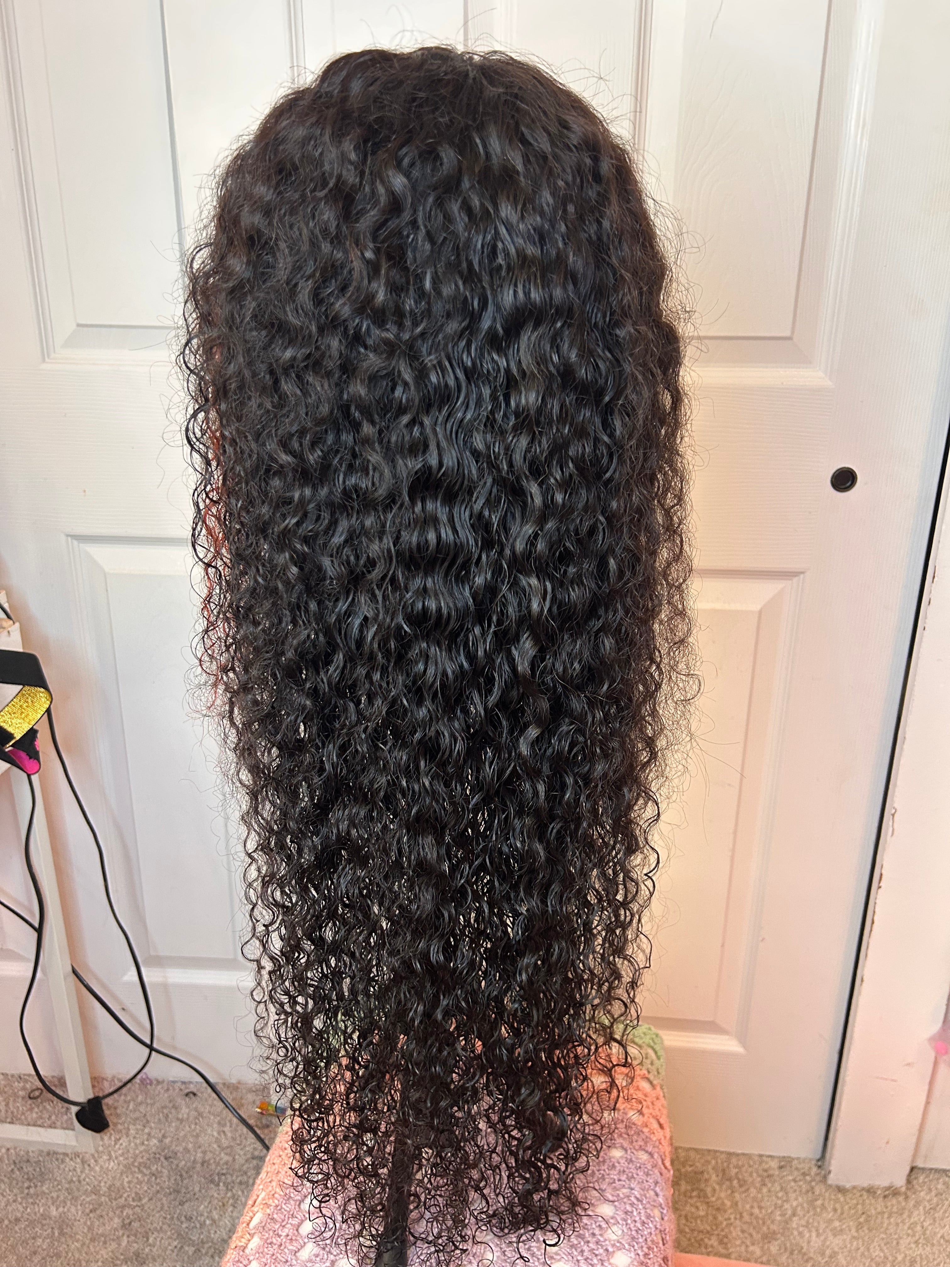 *refurbished* custom dye 30 in 100% human burmese curly